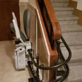 Silla Salvaescaleras Curva Doble Raíl Platinum Ergo