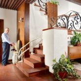 Silla Salvaescaleras Curva Doble Raíl Platinum Ergo
