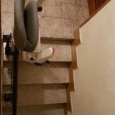 Silla Salvaescaleras Curva Doble Raíl Platinum Ergo