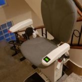 Silla Salvaescaleras Curva Doble Raíl Platinum Ergo