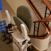 Silla Salvaescaleras Curva Doble Raíl Platinum Ergo