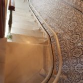 Silla Salvaescaleras Curva Doble Raíl Platinum Ergo