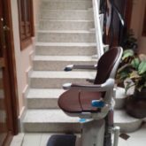 Silla Salvaescaleras Curva Doble-Raíl Handicare 2000 Exterior