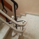 Silla Salvaescaleras Curva Doble-Raíl Handicare 2000 Exterior