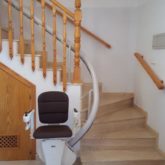 Silla Salvaescaleras Curva Mono-Raíl Handicare Freecurve