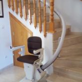 Silla Salvaescaleras Curva Mono-Raíl Handicare Freecurve