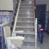 Silla Salvaescaleras Curva Mono-Raíl Handicare Freecurve