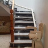 Silla Salvaescaleras Curva Mono-Raíl Handicare Freecurve