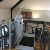 Plataforma Salvaescaleras Biblioteca Municipal de Murcia